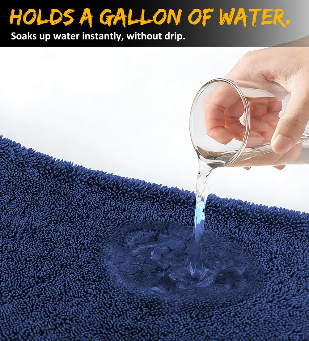 YeewayVeh scratch-free drying towel minimizes friction on paint and clear coats.