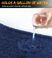 YeewayVeh scratch-free drying towel minimizes friction on paint and clear coats.