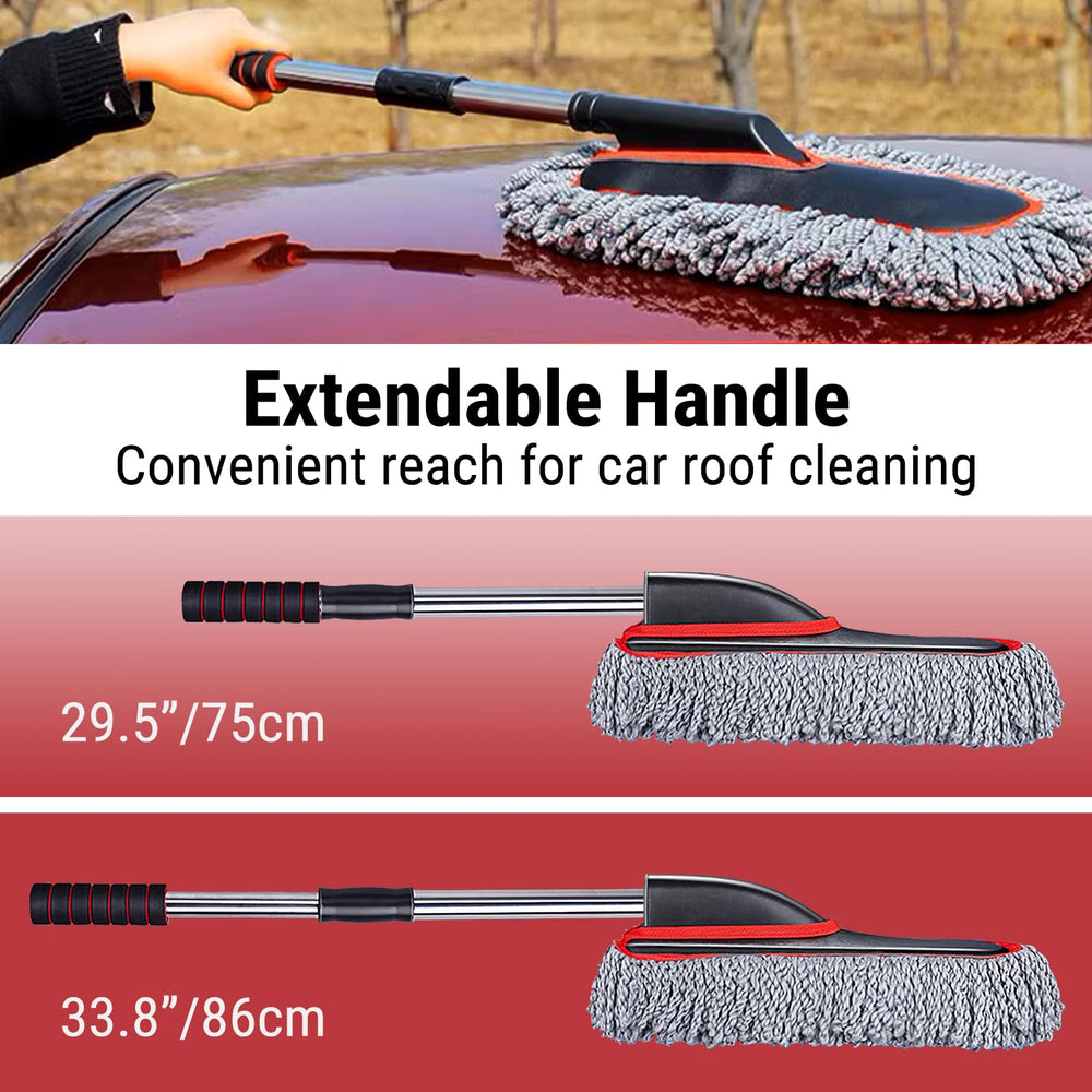 YeewayVeh soft no-scratch edges protect vehicles during cleaning.