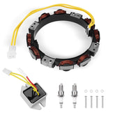 YEHERIT 592830 stator kit ready for Briggs & Stratton engines, with compatible regulator for steady charging.