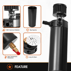 YEHERIT 6061 aluminum construction with heat and corrosion resistance.