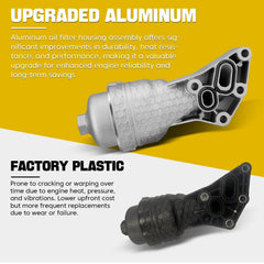 YEHERIT oil filter housing with better sealing for cleaner filtration