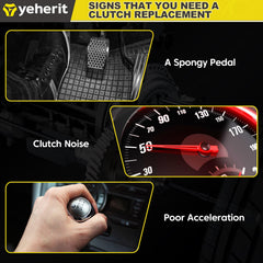 YEHERIT clutch kit includes warranty card for peace of mind