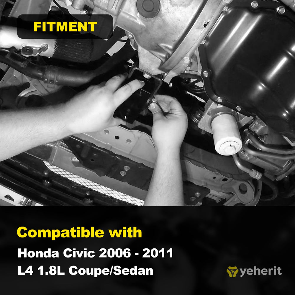YEHERIT engine mount under-hood view highlighting secure connection