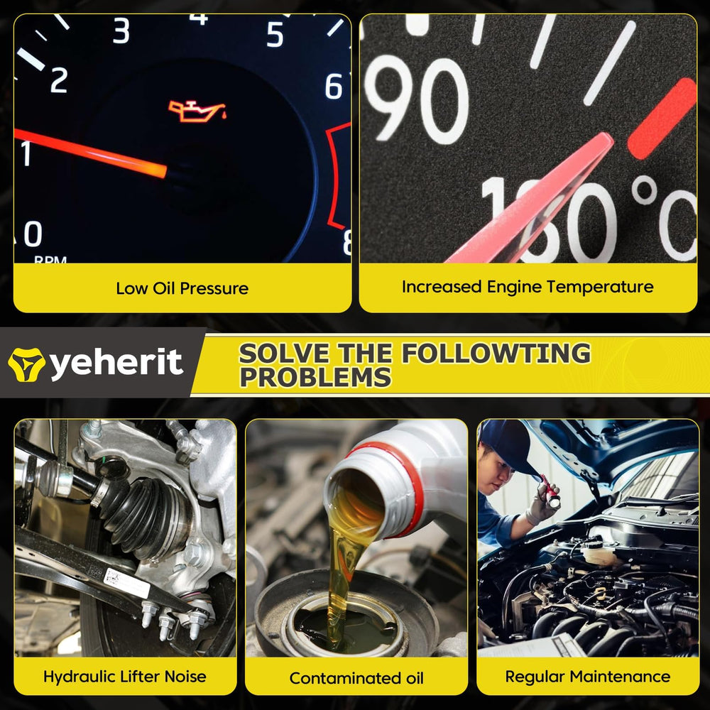 YEHERIT engine upper timing cover gasket dust-seal-detail highlights dust exclusion for cleaner engine internals.