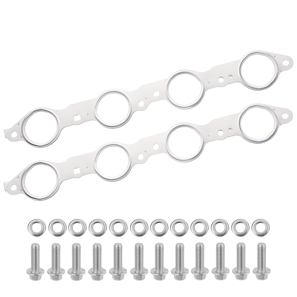 YEHERIT exhaust manifold gasket kit box displaying durable, high-temperature seal components.