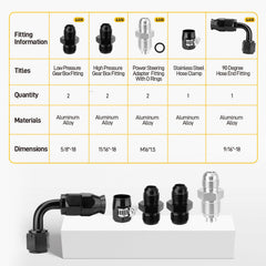 YEHERIT high-pressure gearbox fittings for reliable performance