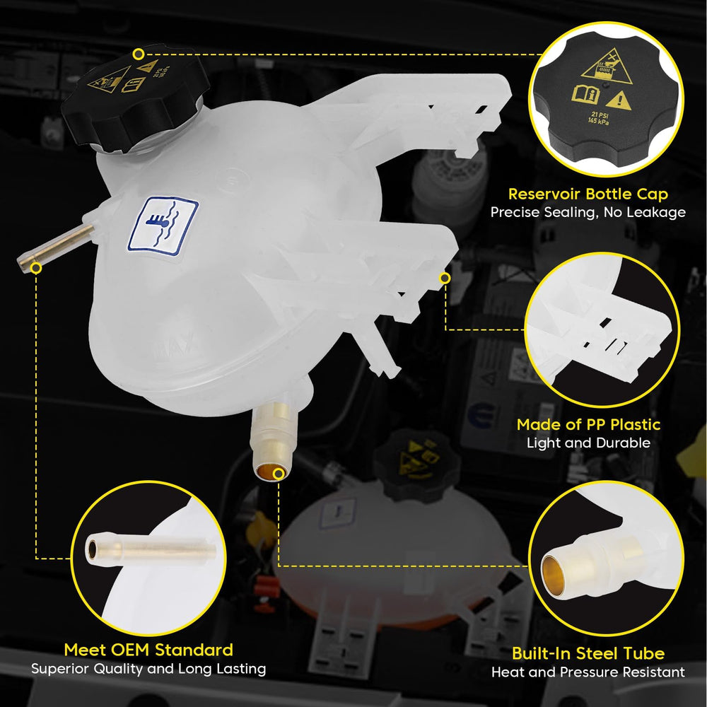 YEHERIT high-quality plastic reservoir, heat and pressure resistant for long-term engine support