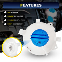 YEHERIT PP material reservoir resists heat and minimizes coolant loss.