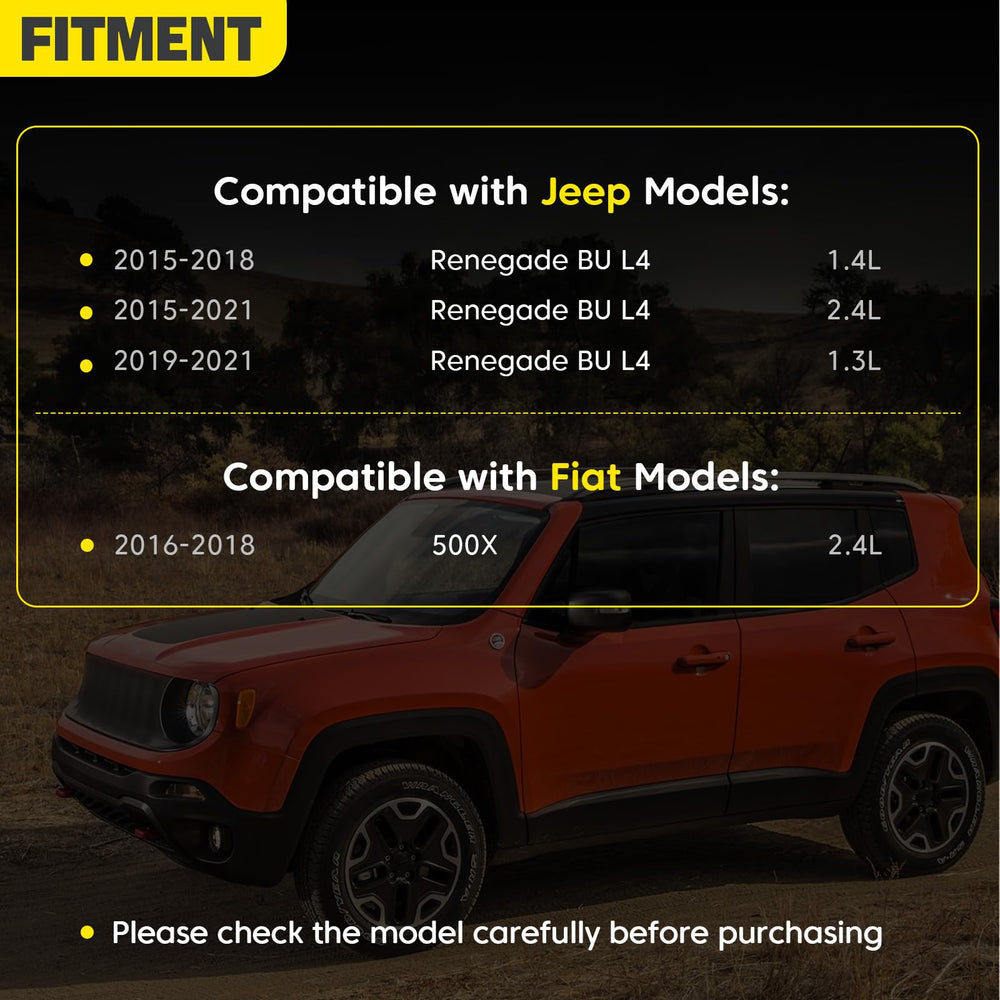 YEHERIT Jeep Renegade reservoir fitment image, ensures proper fluid level and reduced overheating risk