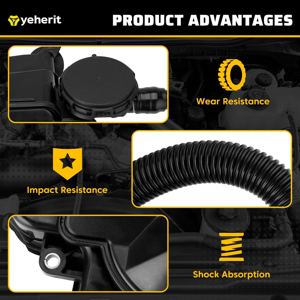 YEHERIT oil separator replacement assembly with aluminum film for Ford Powerstroke.