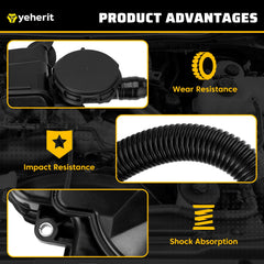 YEHERIT oil separator replacement assembly with aluminum film for Ford Powerstroke.
