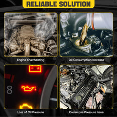 YEHERIT valley cover seal design improves oil pressure stability.