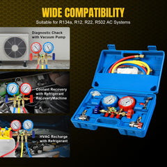 Yellow Jacket quick couplers demonstrated for fast, secure hose connections.