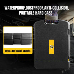 Four-button control panel simplifies operation on the Yellow Jacket refrigerant scale.