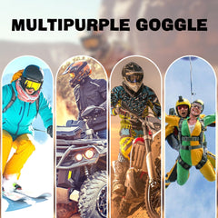 YENPK goggles with helmet compatibility for secure fit during rides.