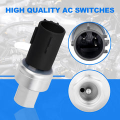 Yeoflagtrade AC pressure switch side view highlights slim profile for tight engine bays.