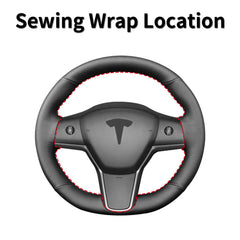 Yeolpise wrapped steering wheel close-up highlighting premium grip and clean lines.