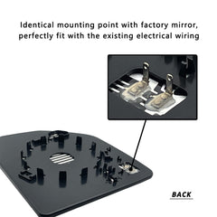 Yeparie easy-install mounting points simplify direct mirror swap