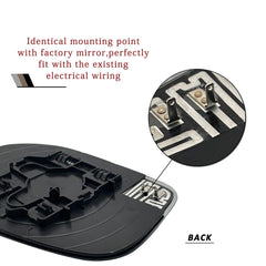 Yeparie Odyssey mirror glass rear view with secure mounting