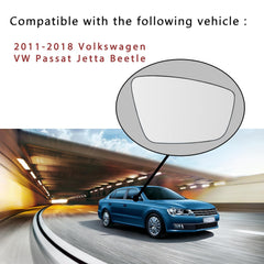 Yeparie passenger-side mirror lower glass replacement for VW models ensures precise fit and durability.