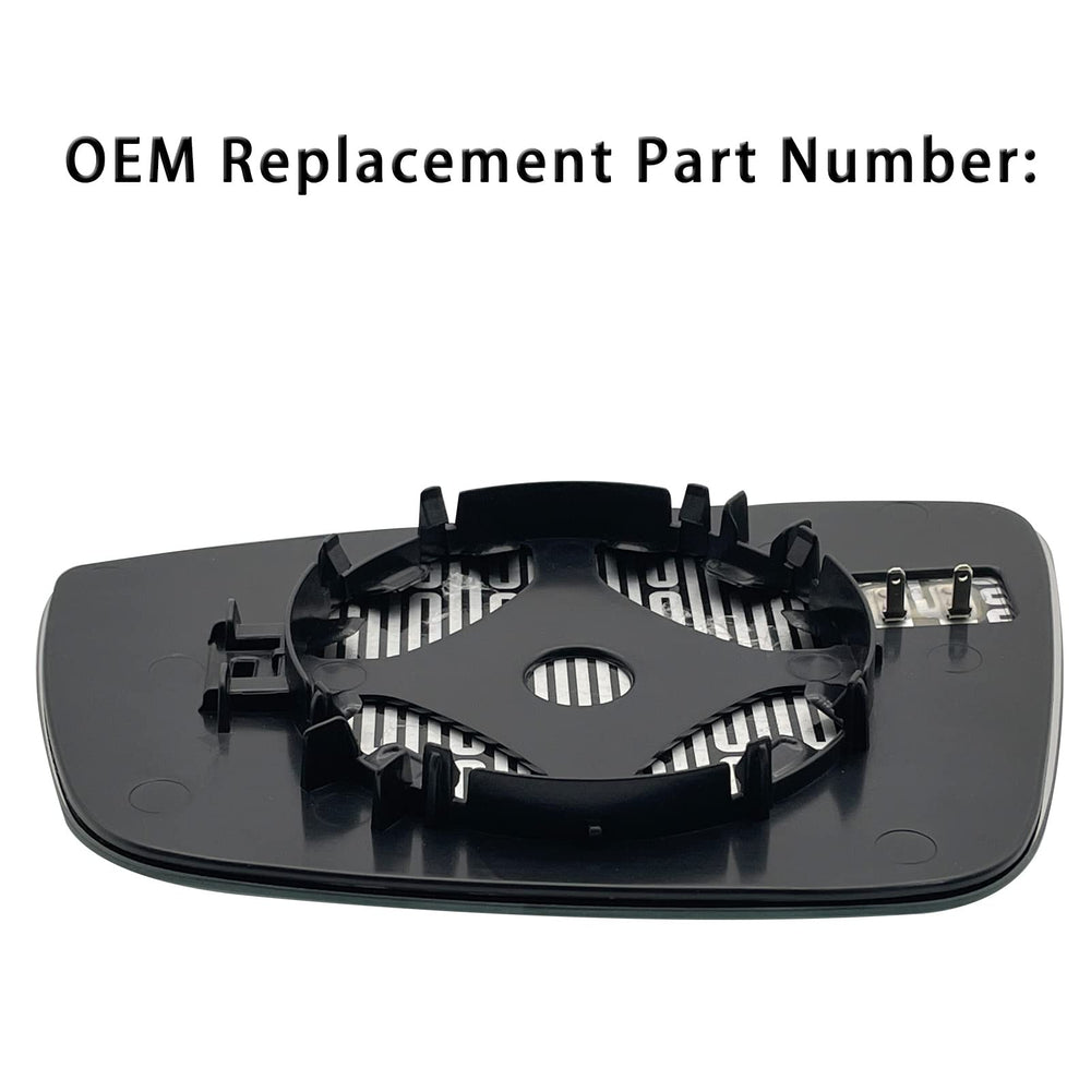 Yeparie Passat/Jetta/Beetle mirror lower glass enhances visibility in rain and low light.