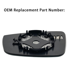 Yeparie Passat/Jetta/Beetle mirror lower glass enhances visibility in rain and low light.