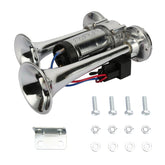 YESBAY 600DB dual air horn assembly delivers loud, attention-grabbing output for vehicles.