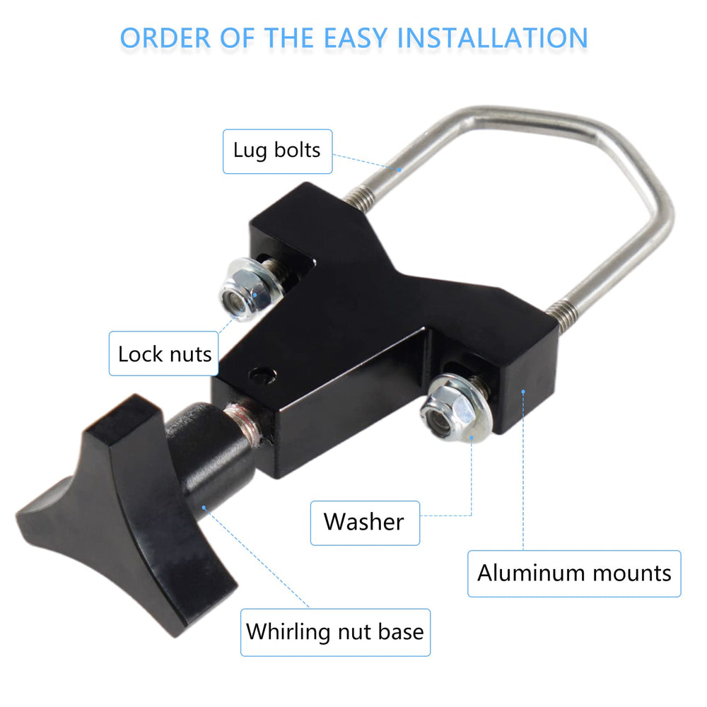 YESHMA color finishes option for tube mounts on vehicle