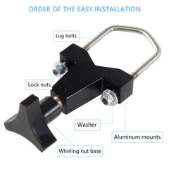 YESHMA color finishes option for tube mounts on vehicle