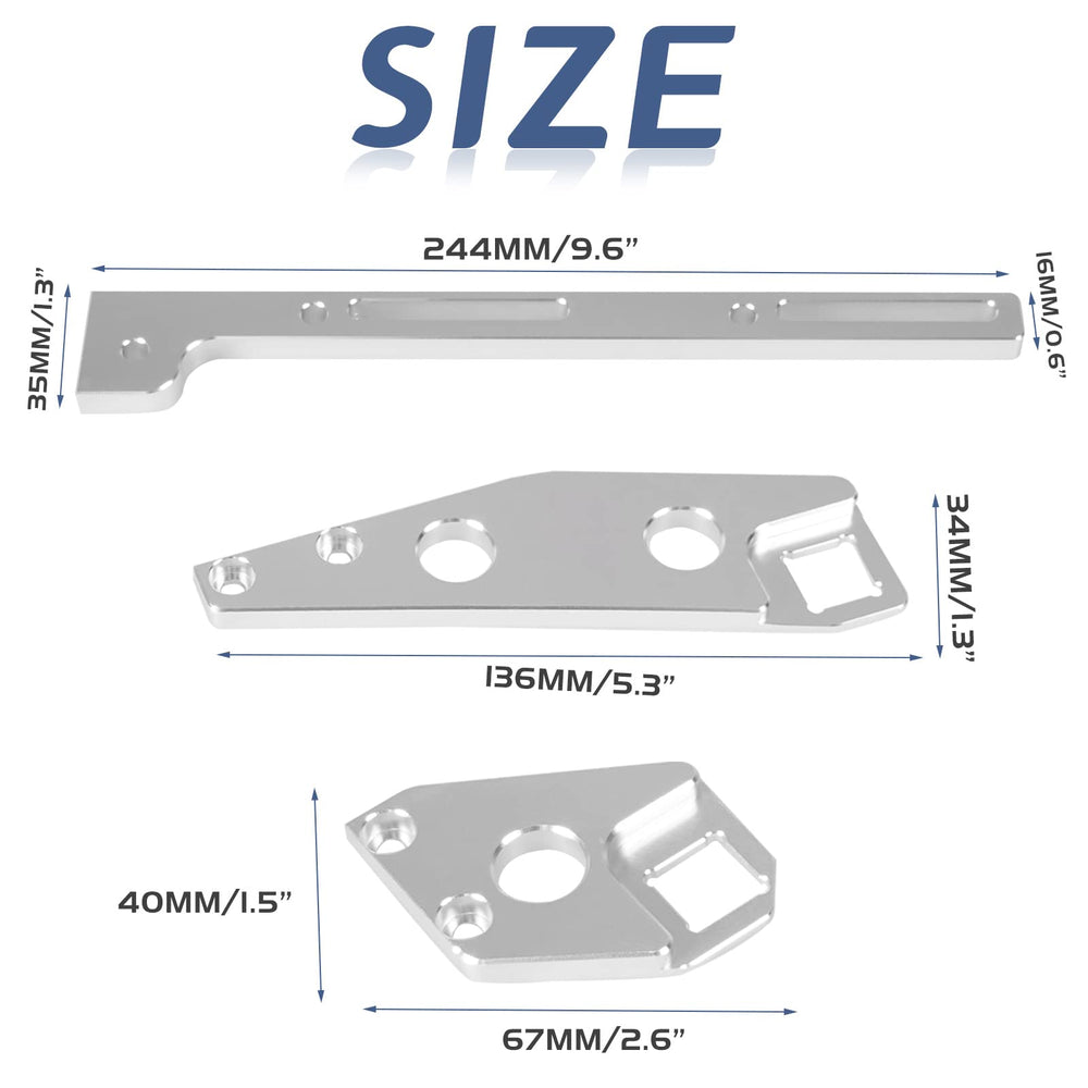 YESHMA sheet-metal intake bracket installation shows easy mounting with included hardware.