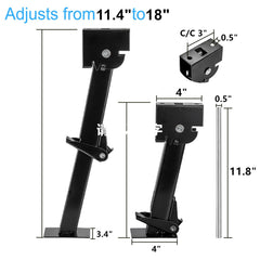 Yesland heavy-duty steel stabilizer jack ready for rugged trailer use.