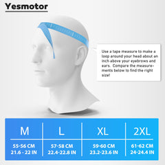 Yesmotor helmet features adjustable quick-release buckle for easy on/off