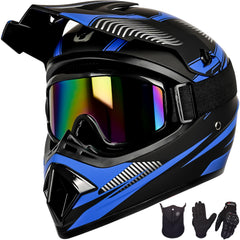 Yesmotor youth dirt bike helmet on display with sturdy ABS shell for kid protection
