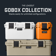 YETI LoadOut 15 GoBox NeverFail hinge keeps lid reliable.