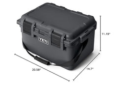 YETI LoadOut 30 GoBox LipGrip handles ensure a firm grip during lifting.