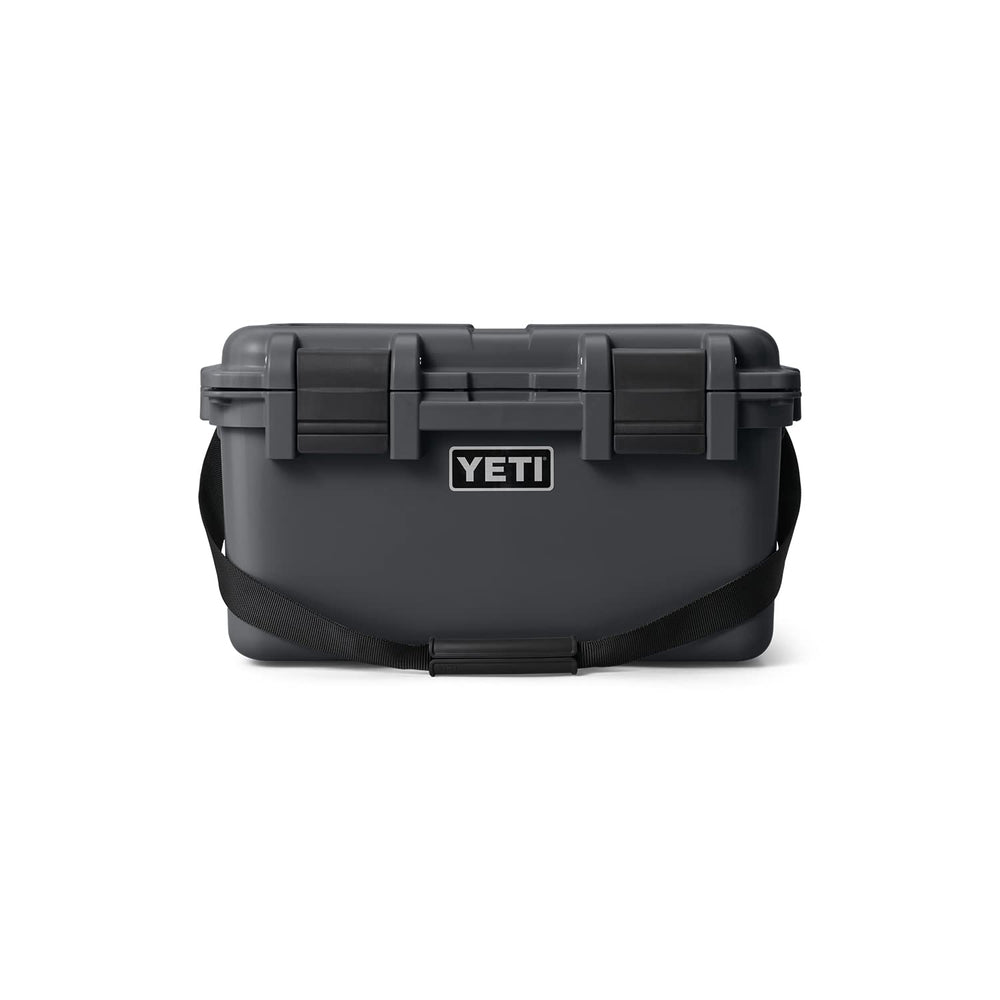 YETI LoadOut 30 GoBox NeverFail hinge resists wear in tough conditions.
