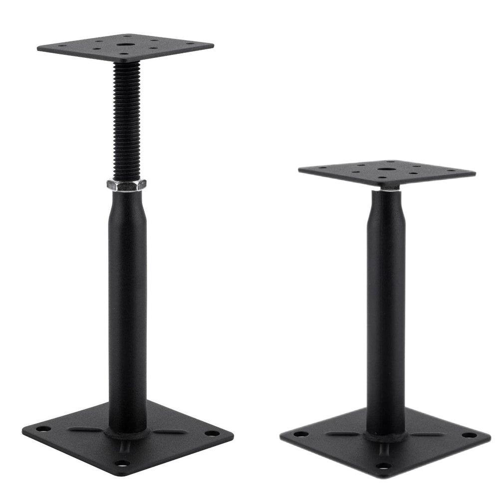 YEUQWJ 2-pack adjustable floor jack for level flooring and secure stabilization.