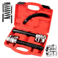 YEYETUO coil spring compressor with dual locking for safer suspension work
