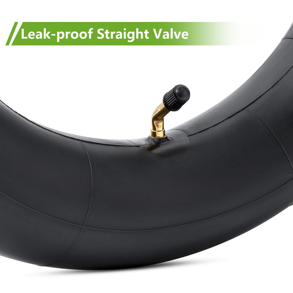 Inner tube design emphasizes shock-absorption for smoother rides on rough roads.