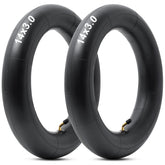 YeYouC heavy-duty 14x3 inner tube front view highlights thick rubber construction for durability.