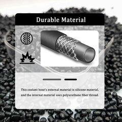 YGDMD 5Ft heater hose reinforced core ensures rupture resistance up to 650 PSI during operation