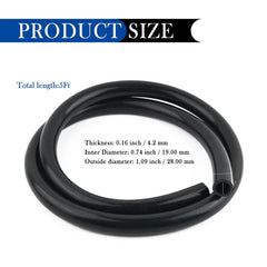 YGDMD 5Ft heater hose side connection demonstrates secure fittings for water and gas cooling systems