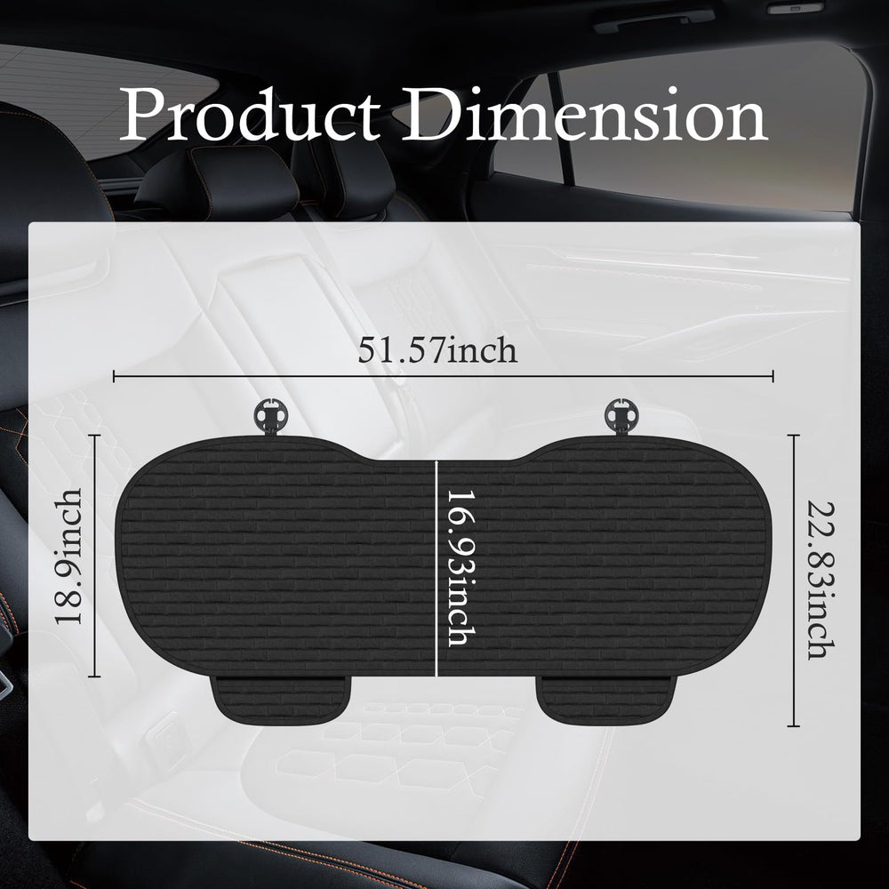 YGDMD back seat cover with anti-slip bottom to prevent movement.