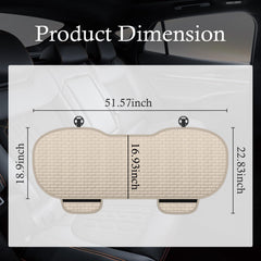YGDMD rear seat cover shows anti-slip bottom to prevent shifting during drives.