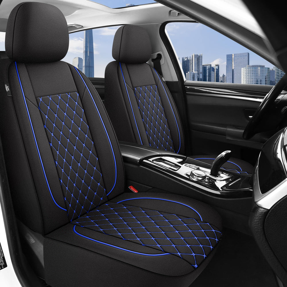 YGL breathable rear seat cover showing airflow-friendly mesh fabric.