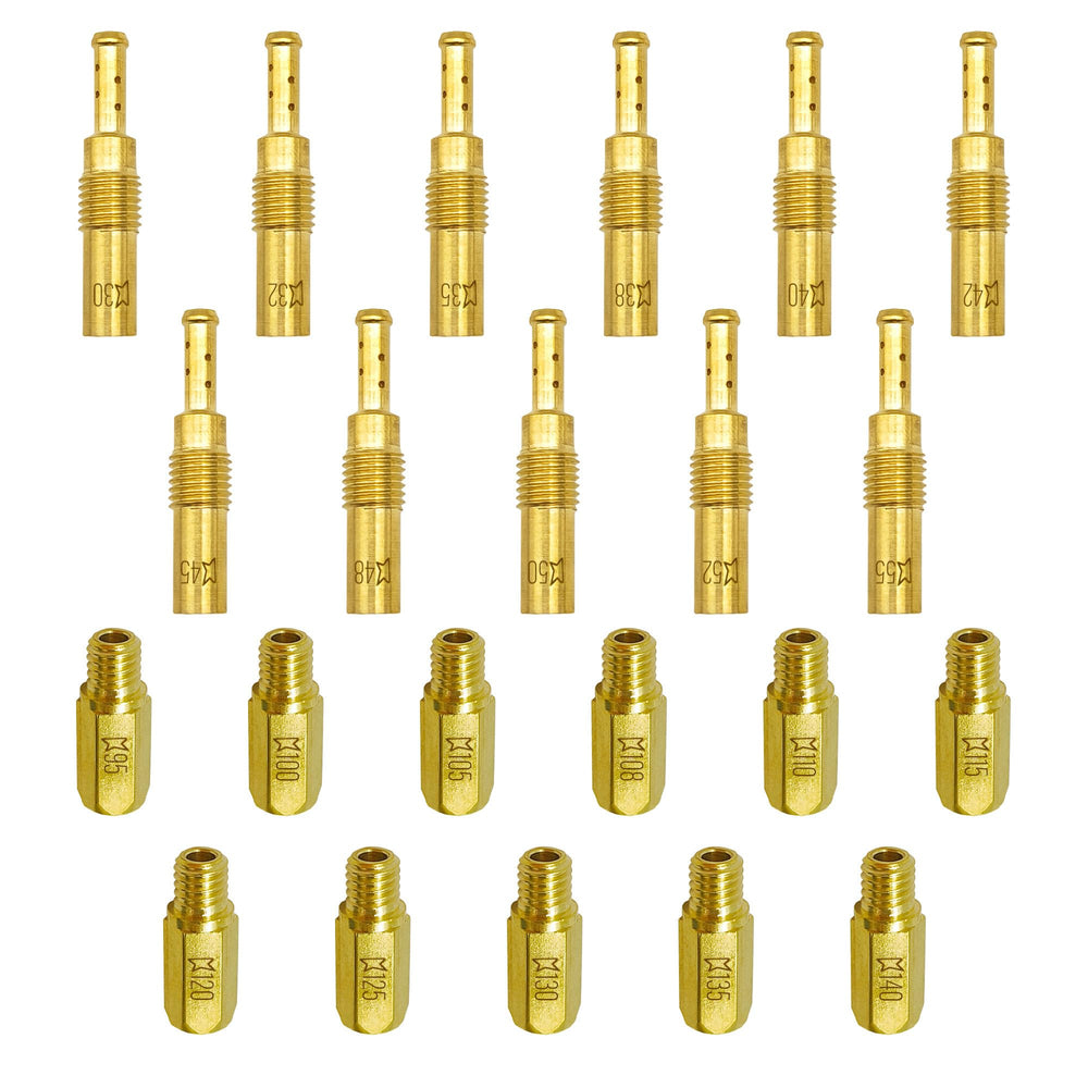 YGQ carb jet kit main jets 95-140 for precise tuning