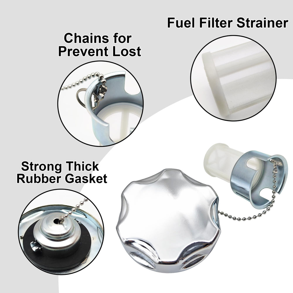 YGQ vent-equipped cap ensures steady fuel flow during engine operation.