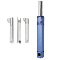 YGUAYINGC universal refrigerant locking cap tool in use for fast cap removal