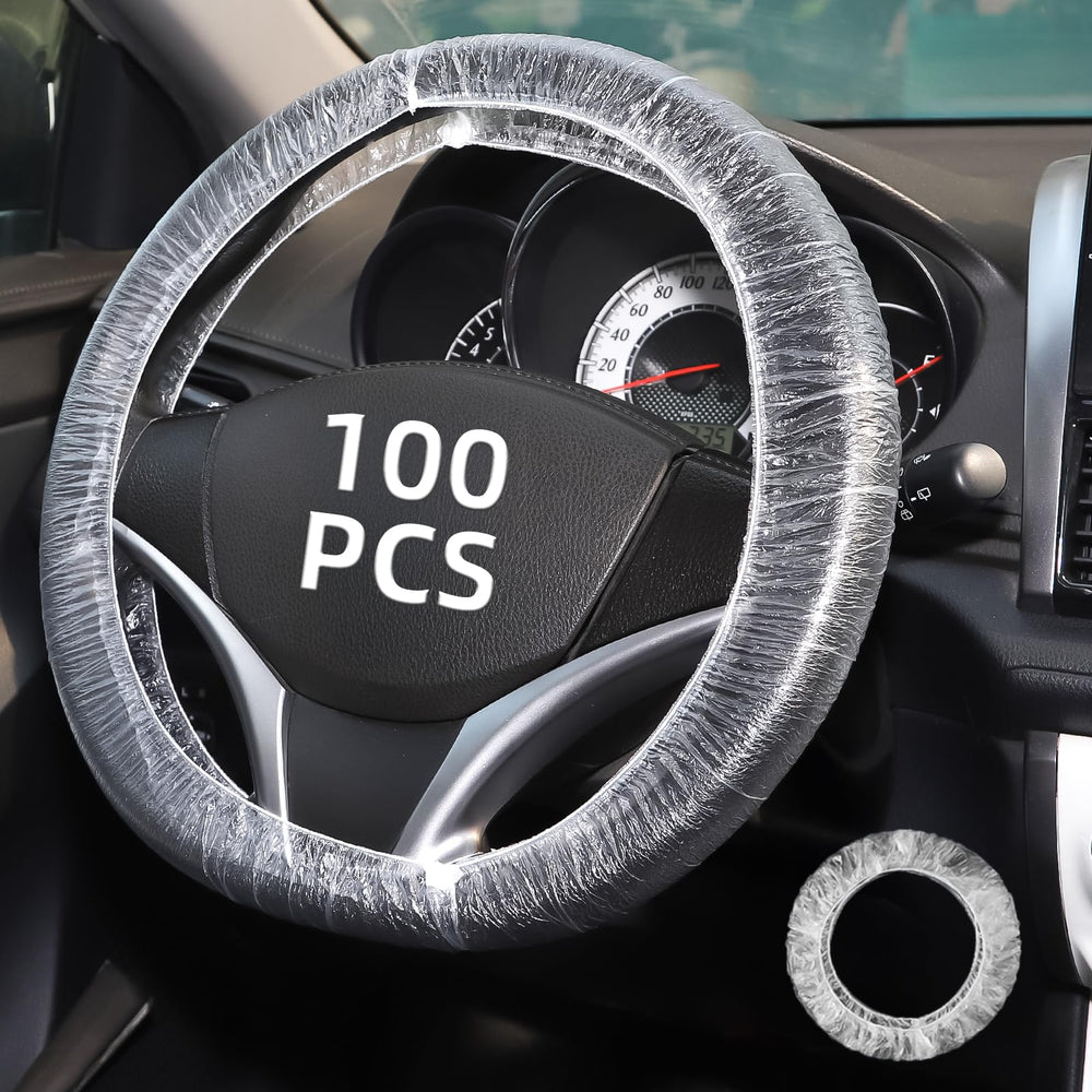 Yhalyea disposable steering wheel cover pack protecting wheels during service